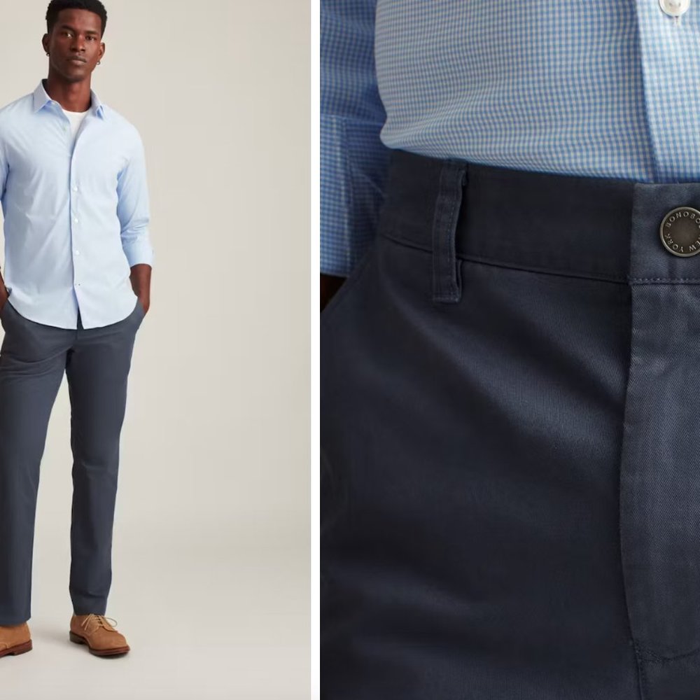 Bonobos Washed Chinos 38/34 Navy